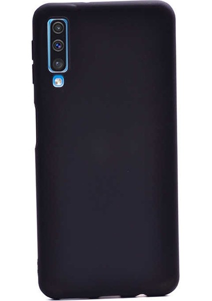 Apsuwa Samsung Galaxy A50S Kılıf Premier Silikon Koruma+Nano Glass Siyah