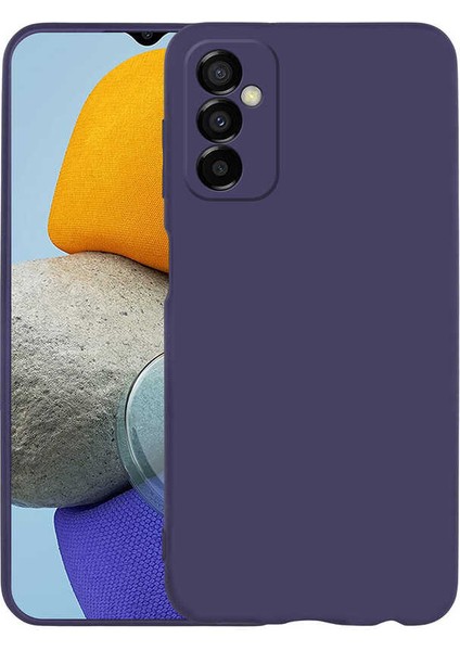 Samsung Galaxy M23 Kılıf Mat Lüx Kamera Korumalı Premier Silikon Lacivert