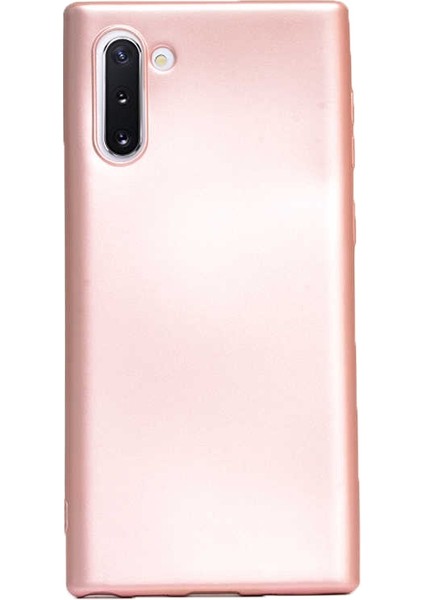 Samsung Galaxy Note 10 Kılıf Premier Silikon Esnek Arka Koruma Bronz