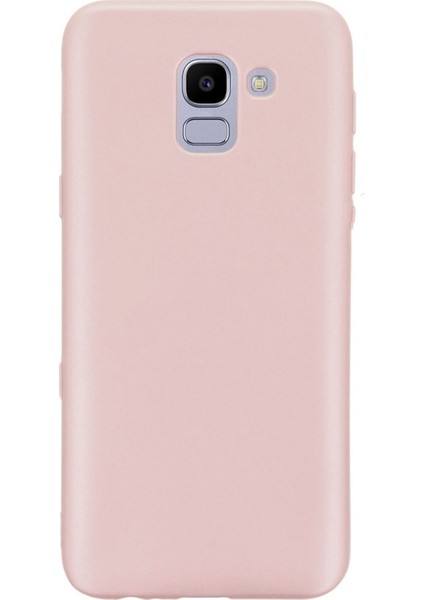 Samsung Galaxy J6 Kılıf Premier Silikon Ipeksi Dokunuş Esnek Bronz