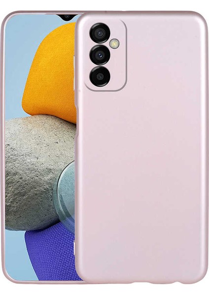 Samsung Galaxy M23 Kılıf Mat Lüx Kamera Korumalı Premier Silikon Bronz