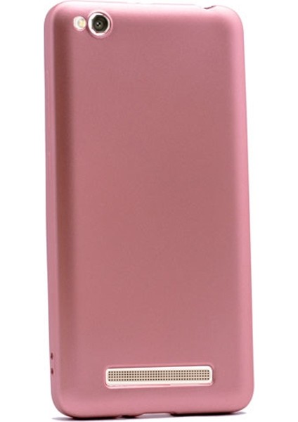 Xiaomi Redmi 4A Kılıf Premier Silikon Kılıf+Nano Glass Bronz