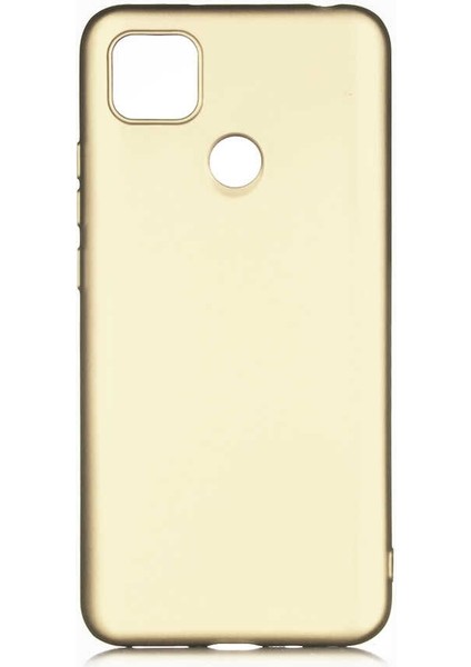Xiaomi Redmi 9c Kılıf Premier Silikon Koruma+Nano Glass Gold