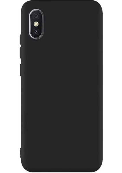 Xiaomi Mi 8 Pro Kılıf Premier Silikon Esnek Koruma+Nano Glass Siyah