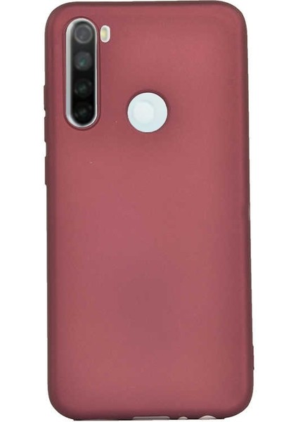 Xiaomi Redmi Note 8 Kılıf Premier Silikon Esnek Arka Koruma Mürdüm
