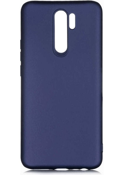 Xiaomi Redmi 9 Kılıf Premier Silikon Koruma+Nano Glass Lacivert