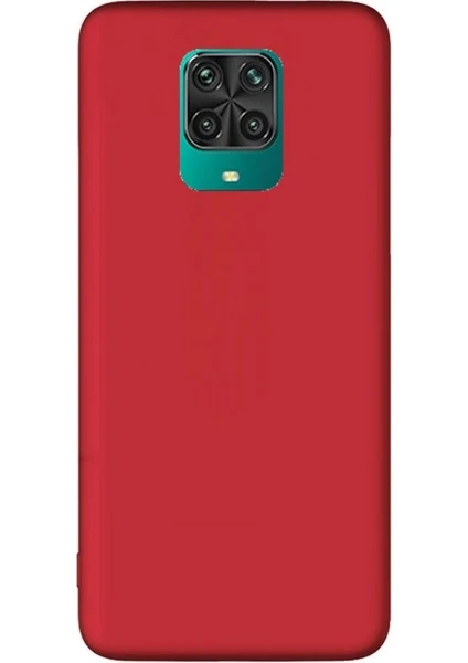  Apsuwa Xiaomi  Redmi Note 9 Pro Kılıf Premier Silikon Esnek Koruma Kırmızı