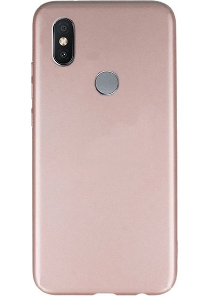 Xiaomi Mi A2 Kılıf Premier Lüx Mat Silikon+Nano Koruma Bronz