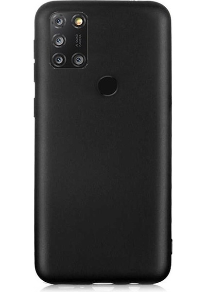 Alcatel 3x 2020 Kılıf Premier Mat Silikon Esnek Koruma+Nano Glass Siyah