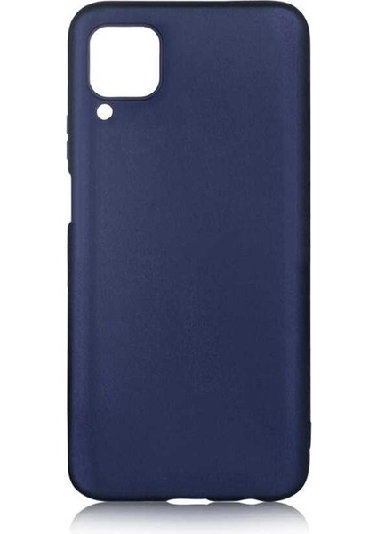 Huawei P40 Lite Kılıf Premier Silikon Esnek Koruma+Nano Glass Lacivert