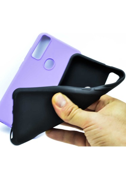 General Mobile Gm 20 Pro Kılıf Premier Silikon Esnek Koruma+Nano Glass Siyah