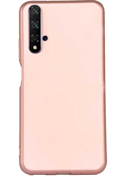 Huawei Honor 20 Kılıf Premier Silikon Esnek Arka Koruma Bronz