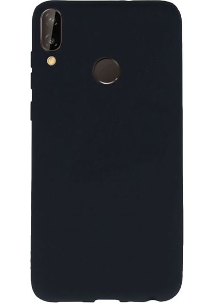 Huawei Honor Play Kılıf Premier Esnek Lüx Silikon+Nano Glass Siyah