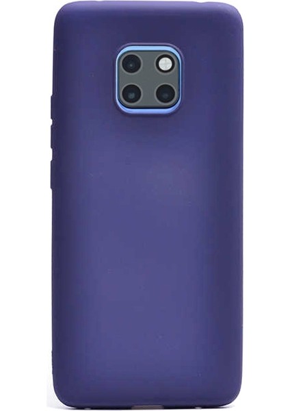  Apsuwa Huawei  Mate 20 Kılıf Premier Silikon Arka Koruma Lacivert