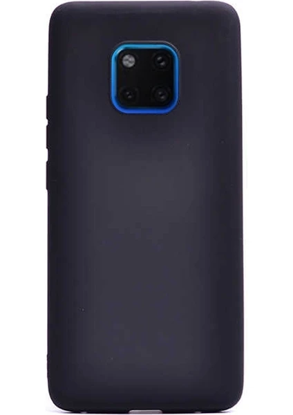  Apsuwa Huawei  Mate 20 Pro Kılıf Premier Lüx Yumuşak Silikon Siyah