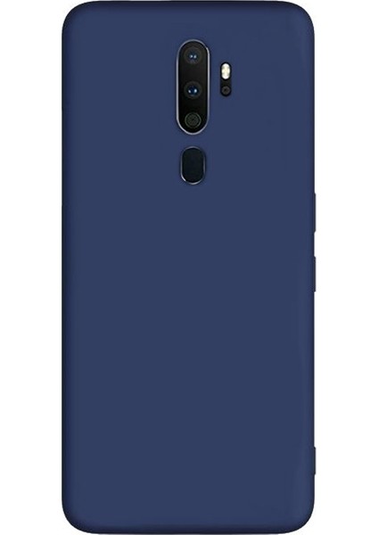 Oppo A9 2020 Kılıf Premier Silikon Esnek Arka Koruma Lacivert