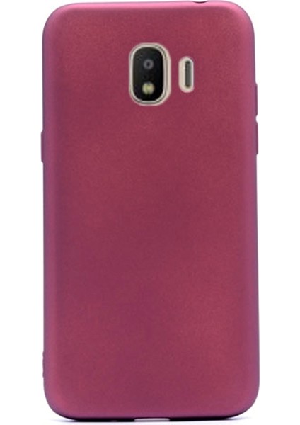 Samsung Galaxy J2 Pro 2018 Kılıf Premier Silikon Mürdüm