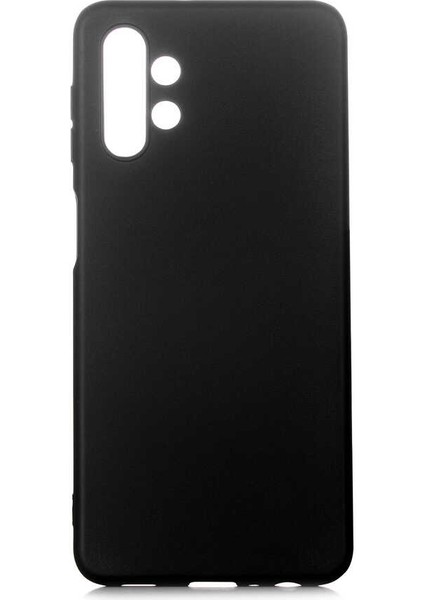 Samsung Galaxy A32 5g Kılıf Premier Silikon Mat Koruma+Nano Glass Siyah