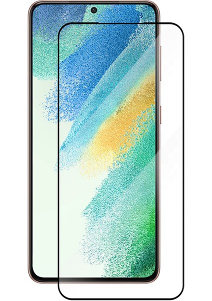 Samsung Galaxy S22 Kılıf Korumalı Premier Mat Silikon + Full Ekran Koruyucu Bronz