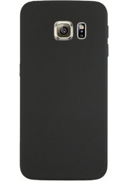 Samsung Galaxy S6 Kılıf Premier Silikon Kılıf+Nano Glass Siyah