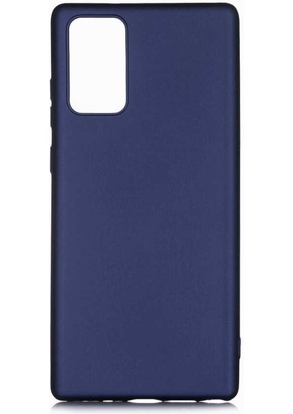 Samsung Galaxy S20 Fe Kılıf Premier Silikon + Full Kapatan Nano Lacivert