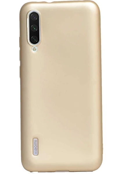  Apsuwa Xiaomi  Mi A3 Kılıf Premier Silikon Esnek Arka Koruma Gold