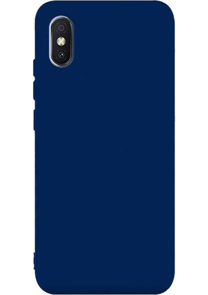 Xiaomi Mi 8 Pro Kılıf Premier Silikon Esnek Arka Koruma Lacivert