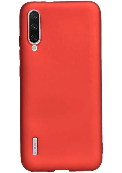  Apsuwa Xiaomi  Mi A3 Kılıf Premier Silikon Esnek Arka Koruma Kırmızı