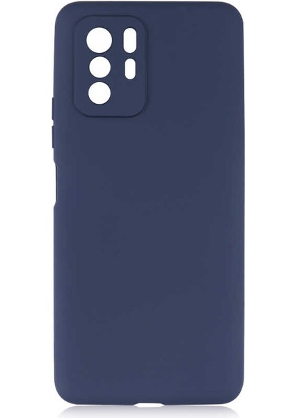 Xiaomi Poco X3 Gt Kılıf Kamera Korumalı Premier Mat Silikon Lacivert