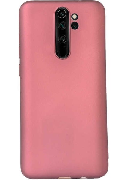 Xiaomi Redmi Note 8 Pro Kılıf Premier Silikon Esnek Arka Koruma Mürdüm