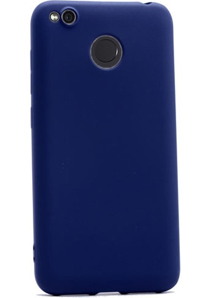 Xiaomi Redmi 4x Kılıf Premier Silikon Kılıf+Nano Glass Lacivert