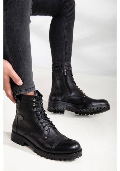 Yağlıoğlu Deri 5001 Kürklü Soğuk Geçirmez Günlük Termal Bot