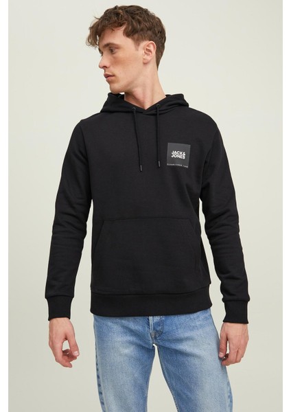 Jjlock Sweat Hood Siyah Erkek Sweatshirt