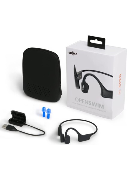 Openswim Kemik Iletim Dahili Mp3 Çalarlı Su Geçirmez Yüzücü Kulaklığı