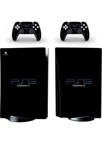 Ps5 Logo Playstation 5 Dijital Versiyon Sticker Kaplama Seti