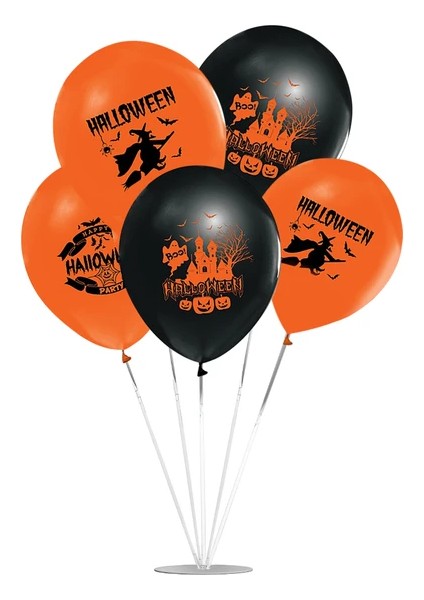 Halloween Balonlu Stand Set 7'li