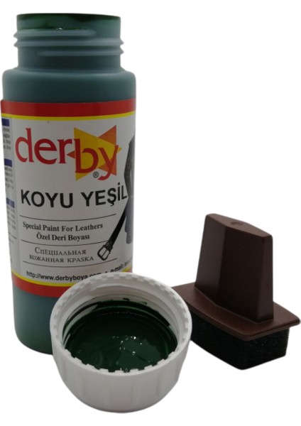 Mont Direksiyon Koltuk Deri Boyası 100 ml ve Saplı Sünger 1 Adet