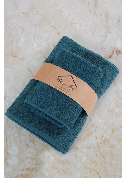 Royal 50 x 90 - 70 x 140 cm 2'li Banyo Havlu Seti, %100 Pamuklu Havlu Takımı