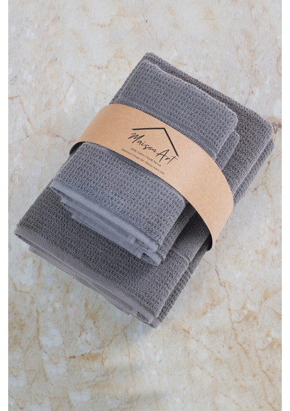 Royal 50 x 90 - 70 x 140 cm 2'li Banyo Havlu Seti, %100 Pamuklu Havlu Takımı