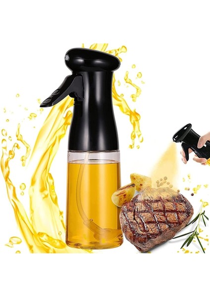 Sprey Cam Yağlık Air Fryer Fritöz Yağ Püskürtücü Siyah