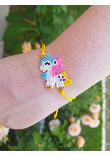 Miyuki Boncuk El Yapımı Unicorn Tekboynuz Ayarlanabilir Bileklik fiyatları