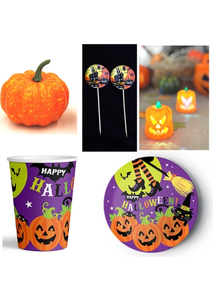 Cadılar Bayramı 8 Kişilik Parti Seti