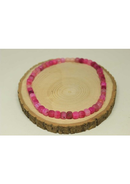 Akik Taşı Küp Şekilli Kolye 7-8mm Aralığı (Klipsli) (23820) modelleri