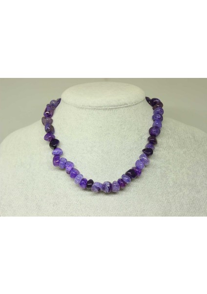 Akik Taşı Kolye 8-10MM Aralığı (Klipsli) (23860)