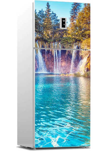 444MAGAZA Buzdolabı Sticker Dolap Beyaz Eşya Kaplama Etiketi Selale