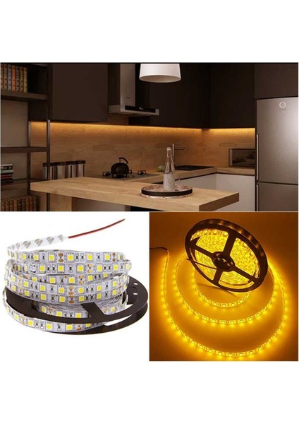 CT-4492 5m 10 Çip Amber Dış Mekan Şerit LED
