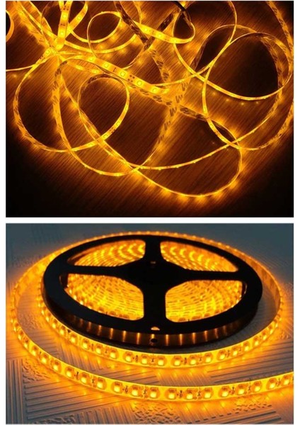 CT-4492 5m 10 Çip Amber Dış Mekan Şerit LED