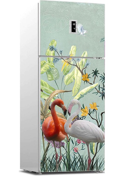 444MAGAZA Buzdolabı Sticker Dolap Beyaz Eşya Kaplama Etiketi Kuslar