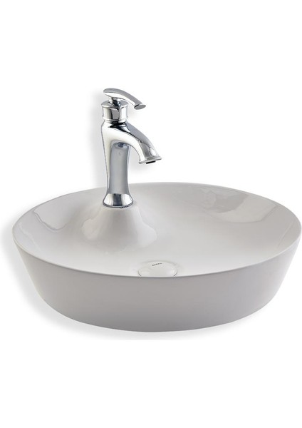 Lena Tezgah Üstü Lavabo Siyah&Gold E-7021