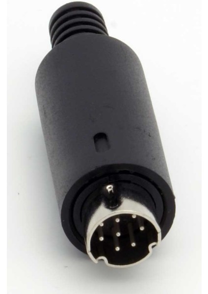 Mini Din Erkek Konnektör - 8 Pin